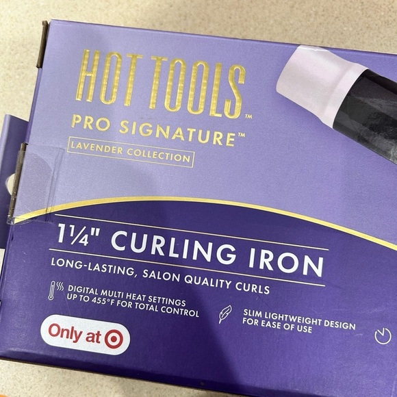 Hot Tools Pro Signature Collection Hair
Curling Iron - Lavender - 1 1/4" - Picture 2 of 4